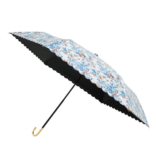 Women's elegant automatic folding umbrella with floral details Bowlift
