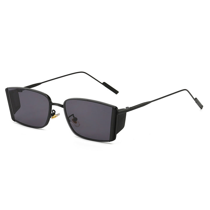 Ladies elegant square sunglasses with fine metal frame Bowlift