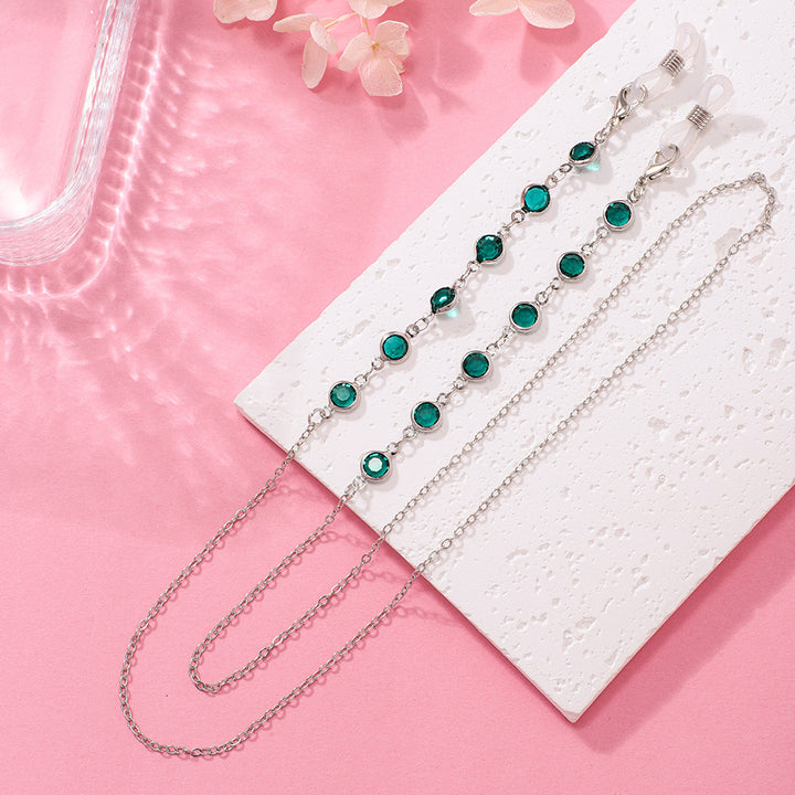Artistic Beaded Eyewear Chain Bowlift