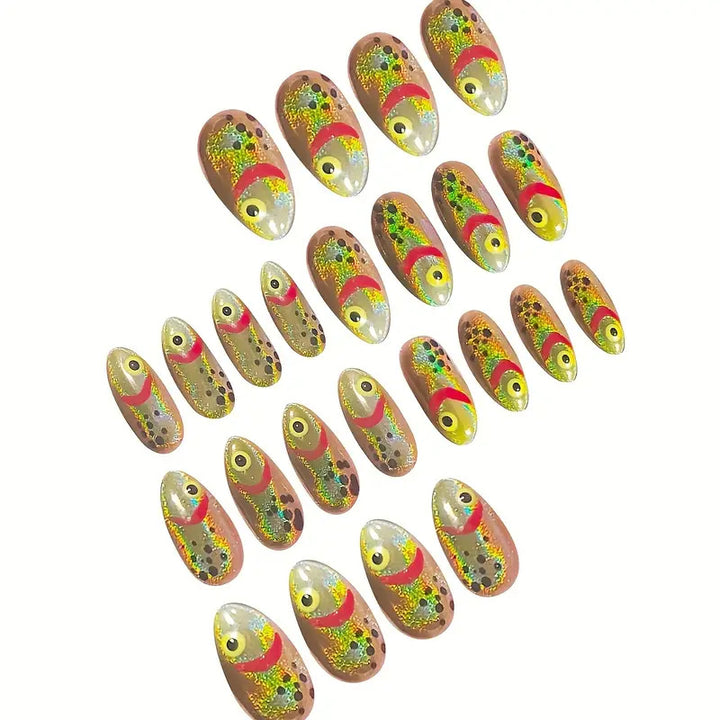 Creative Fish-Themed Nail Art Set Bowlift