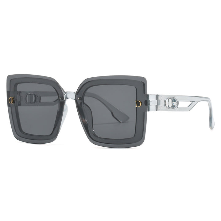 Ladies fashionable oversized sunglasses in geometric design Bowlift