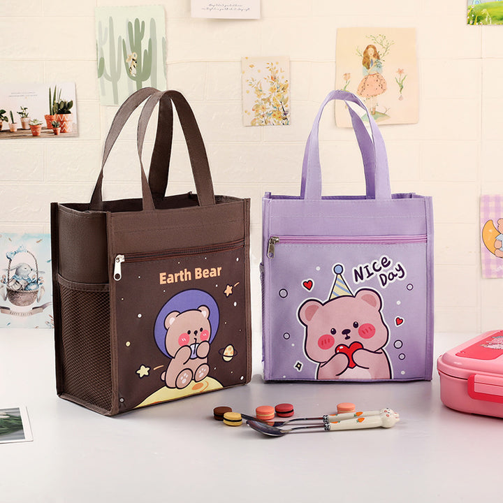 Space-Themed Insulated Lunch Carrier Bowlift