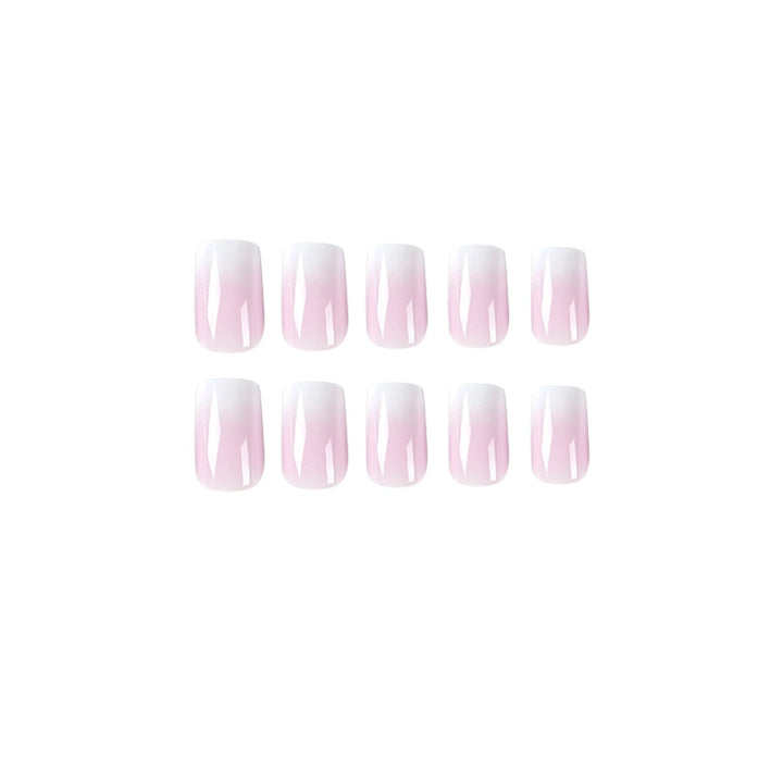 Artful Nail Extensions with Ombre Design Bowlift