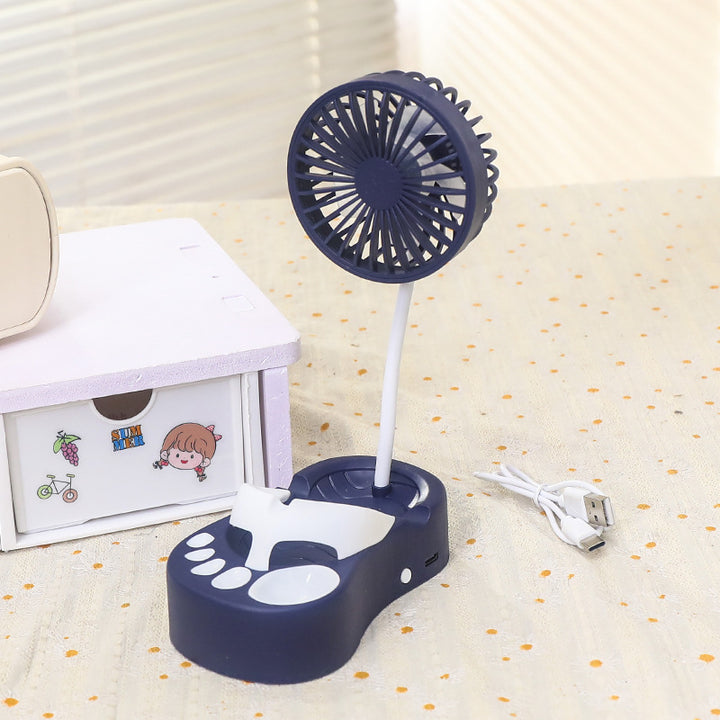 Ladies Portable Table Fan with Flexible Height Bowlift