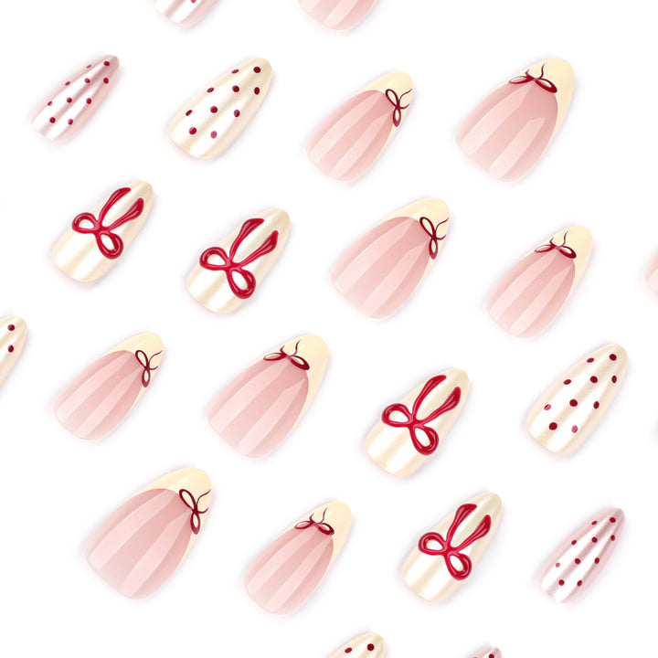 Artistic Nail Art with Cute Bow Decorations Bowlift