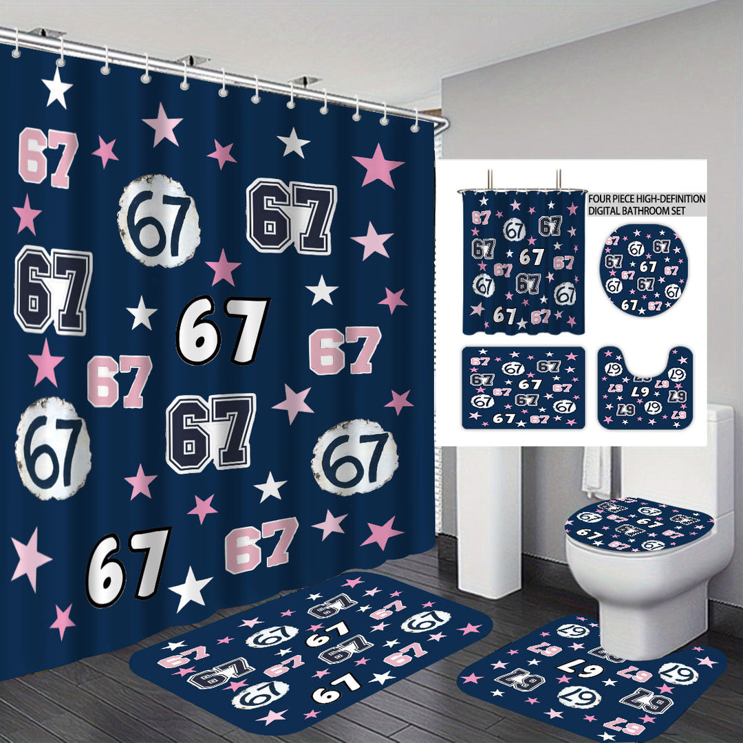 Colorful Dessert-Themed Bathroom Set Bowlift