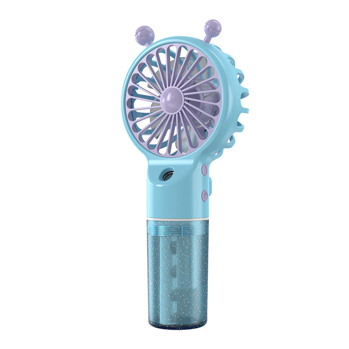 Women's Portable Mist Fan with USB Charging Function Bowlift