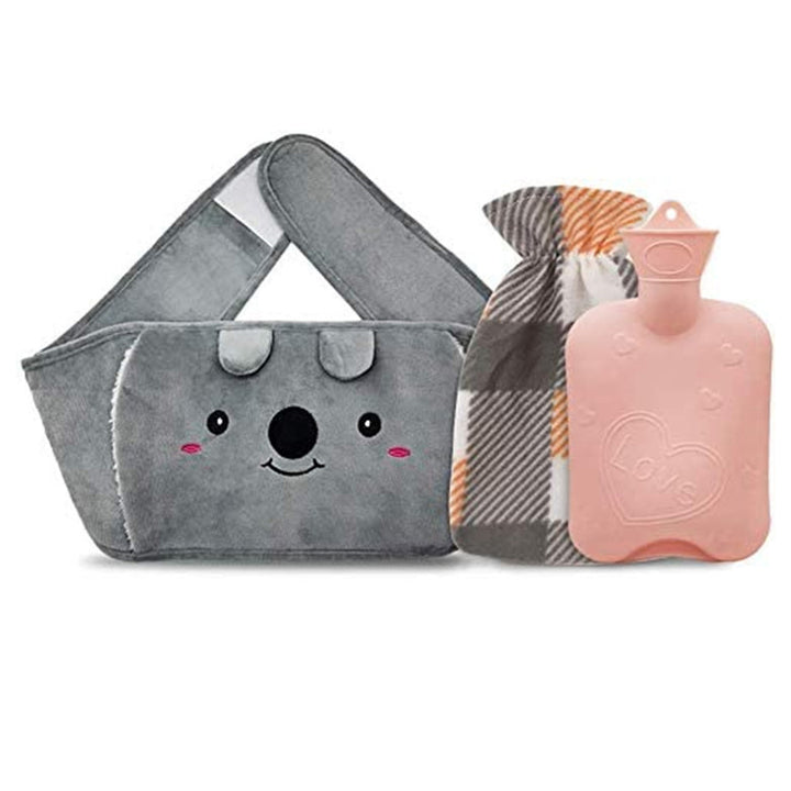 Cute Plush Hot Water Bottle Set Bowlift