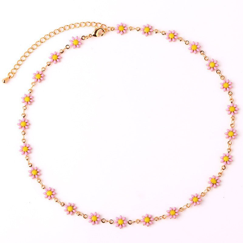 Floral Daisy Chain Necklace Bowlift