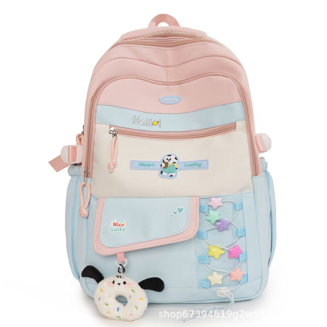 Playful Character Design School Backpack Bowlift