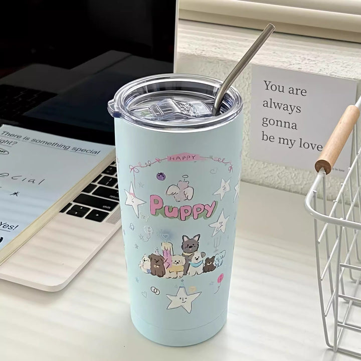 Ladies Insulated Mug with Funny Animal Design Bowlift