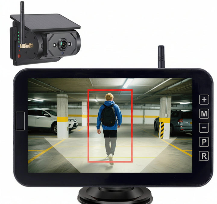 1080P Solar Magnetic Wireless Car Camera