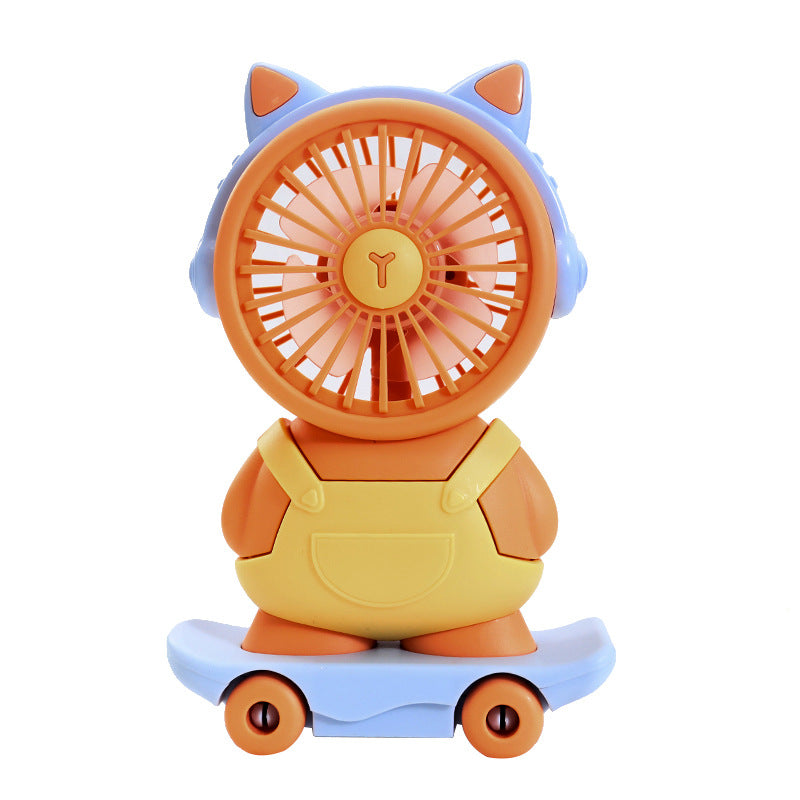 Ladies Portable USB Fan in Cute Animal Design Bowlift