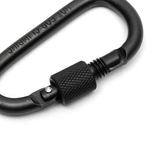 Safety carabiner with screw lock Bowlift