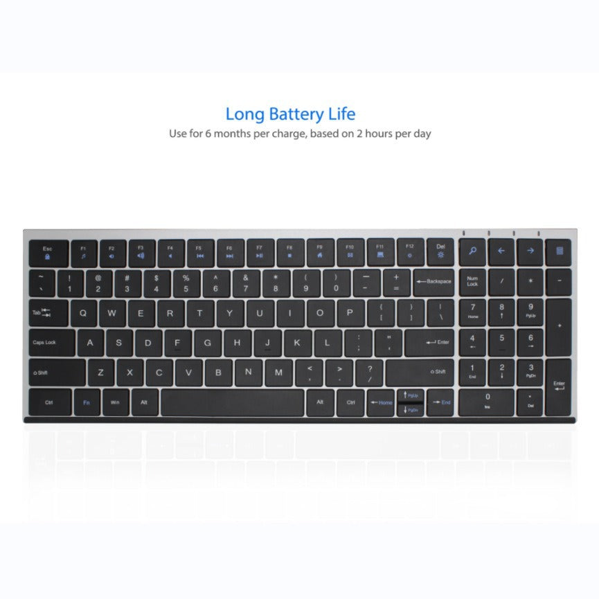 Ultra-lightweight wireless keyboard with long battery life Bowlift