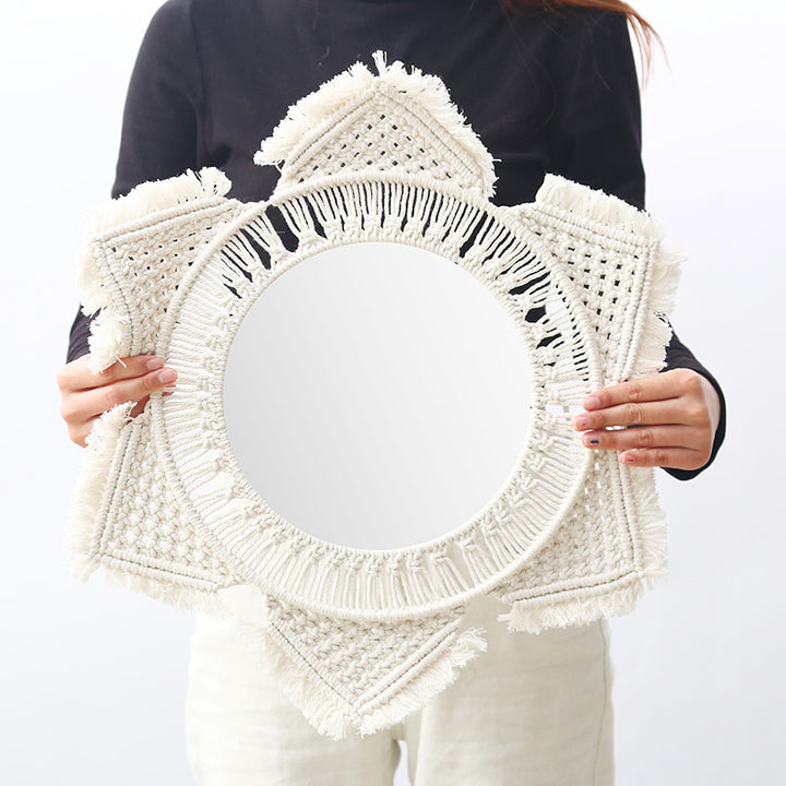 Decorative Macramé Wall Mirror
