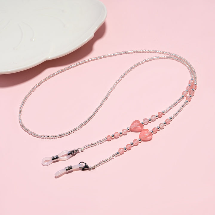 Elegant Beaded Eyewear Chain Bowlift