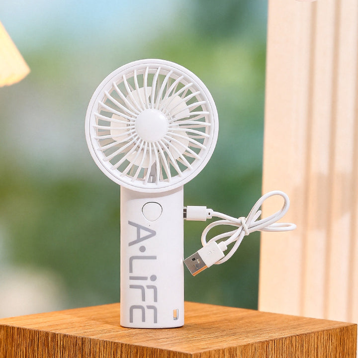 Ladies Portable USB Hand Fan with Flexible Use Bowlift