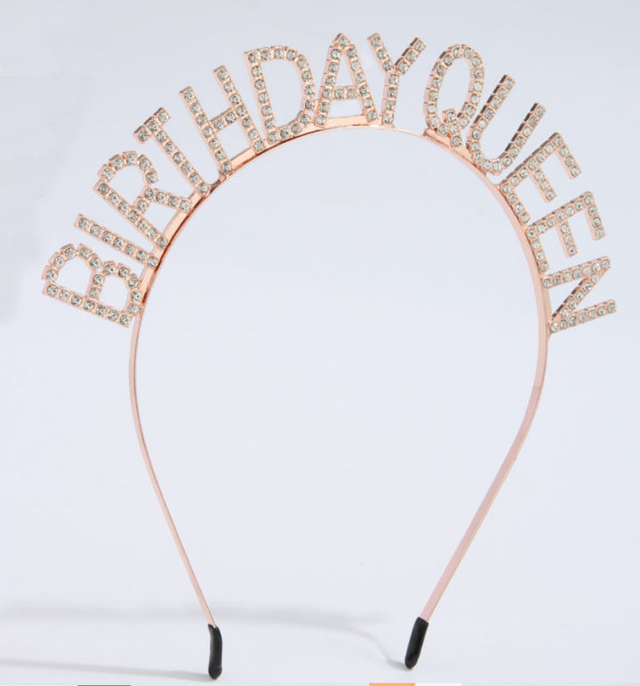 Women's hair accessories with sparkling lettering Bowlift