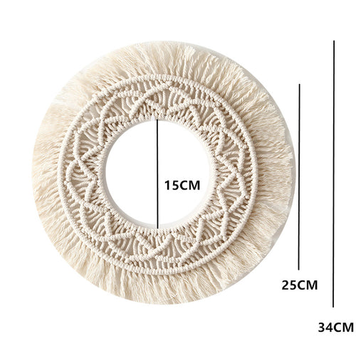 Bohemian Macrame Wall Mirror Bowlift