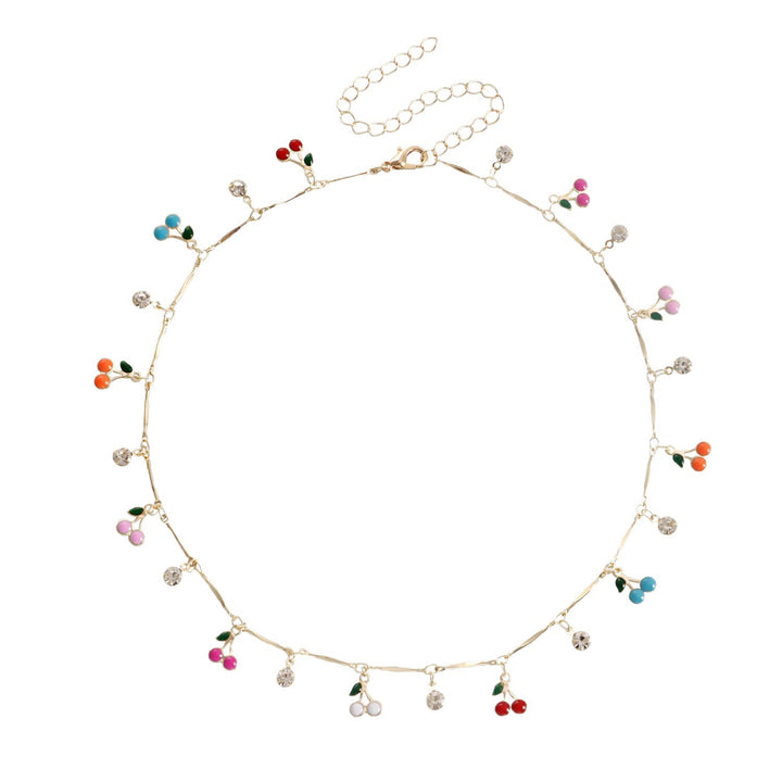 Floral Charm Pendant Necklace Bowlift