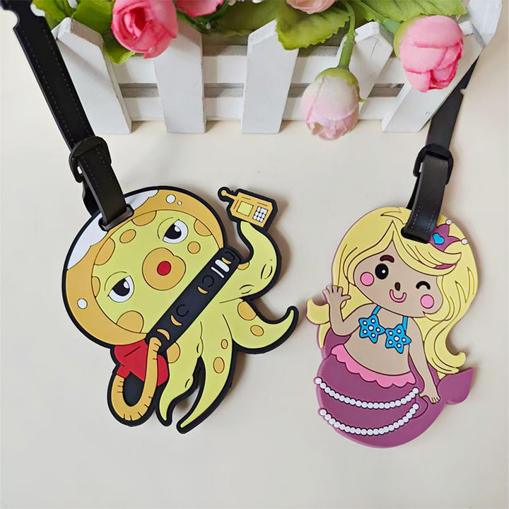 Unisex Mermaid Character Luggage Tag Bowlift