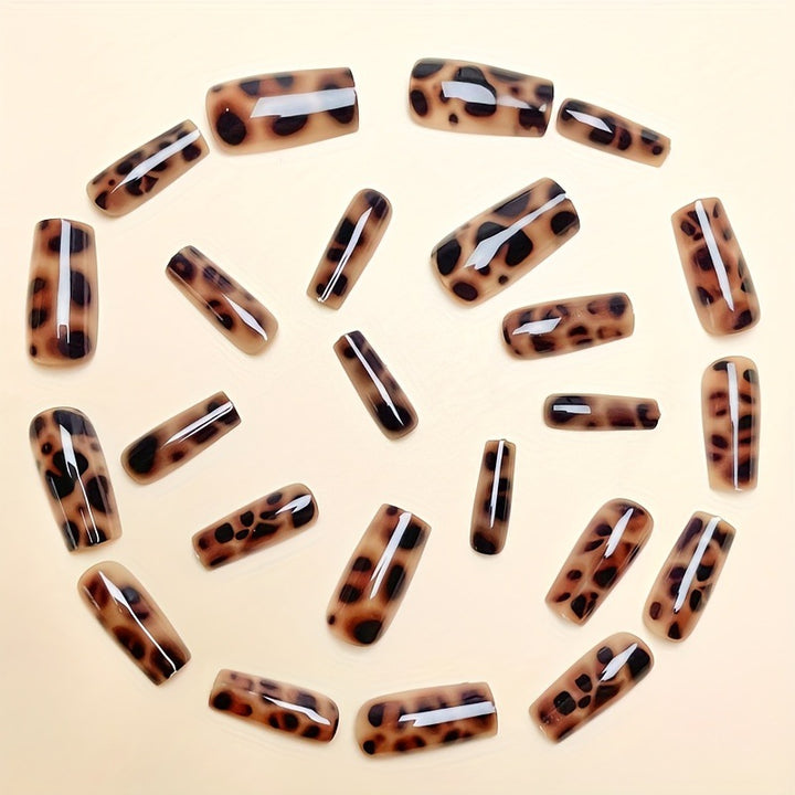 Animal Print Press-On Nails Bowlift