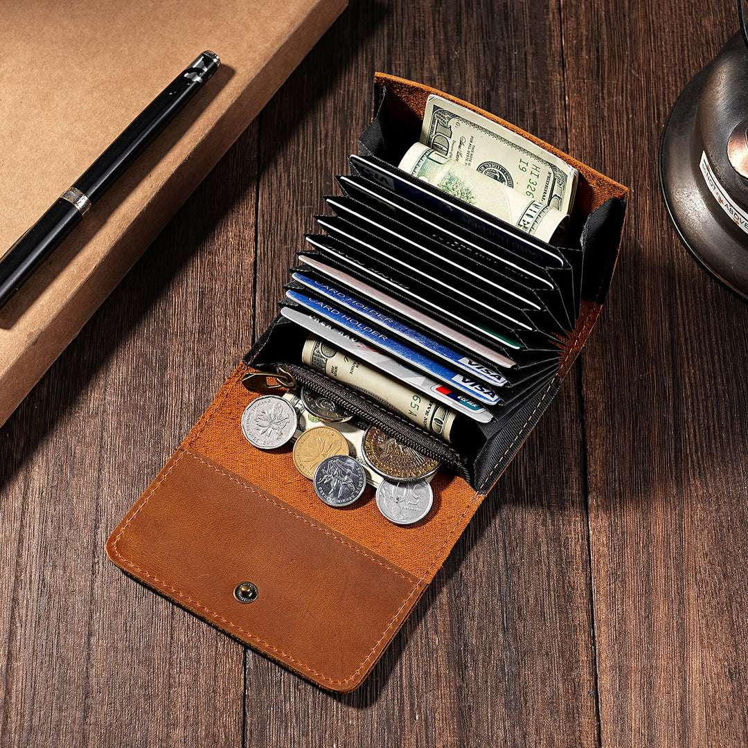 Classic Leather Compartment Wallet