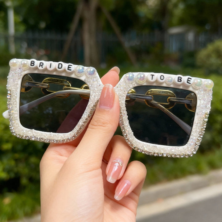 Decorative Bridal Theme Sunglasses Bowlift