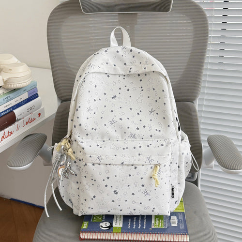 Stylish Star-Patterned Backpack