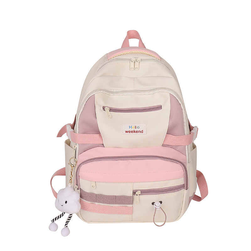 Playful Multi-Pocket Backpack Bowlift