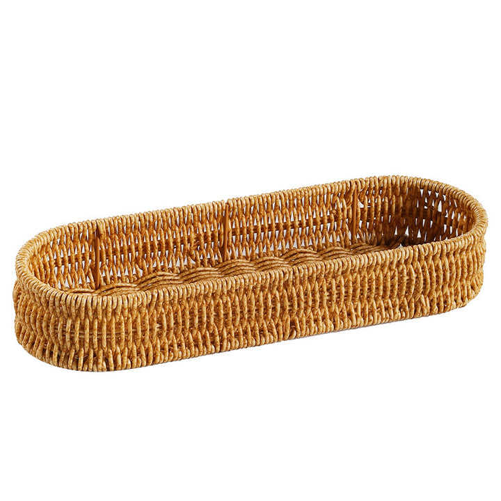 Oval Woven Storage Tray Bowlift