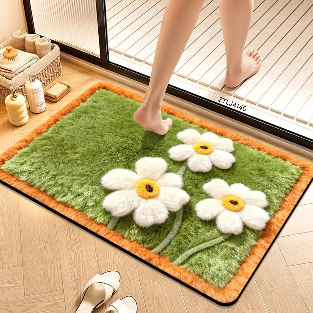 Decorative Bath Mat Bowlift