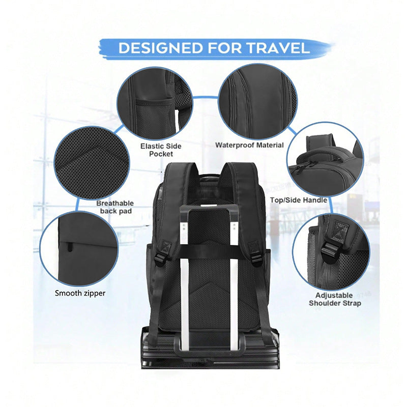 Multifunctional Laptop Bag with Storage Space and Ergonomic Design Bowlift