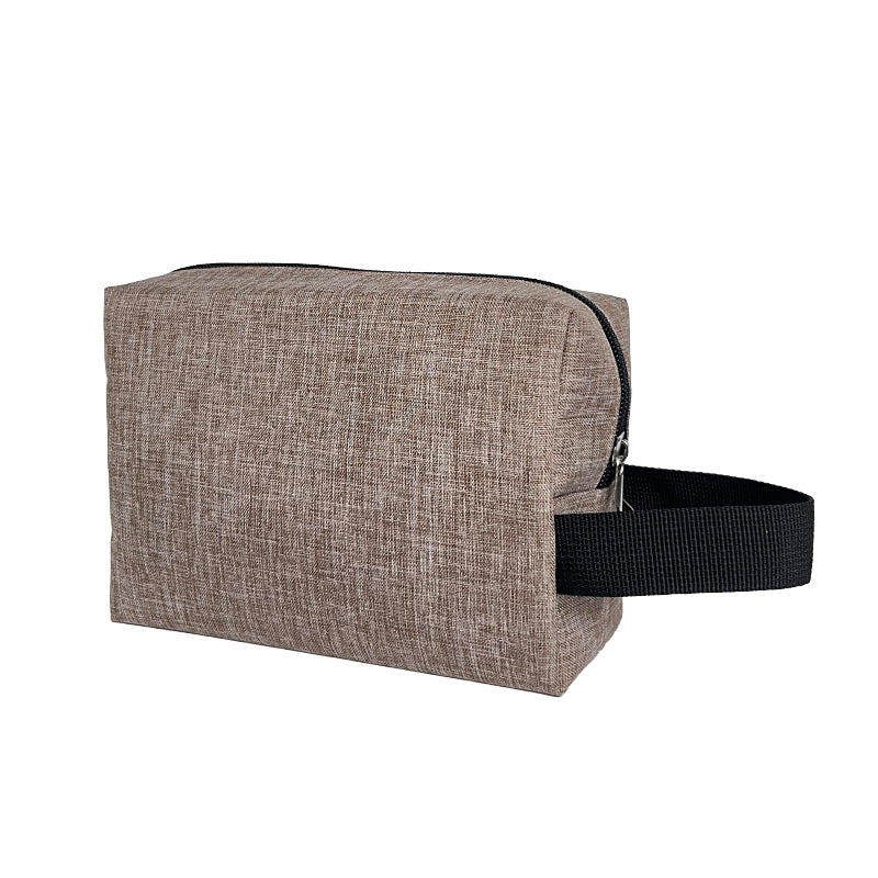 Cosmetic travel case with sturdy zipper Bowlift