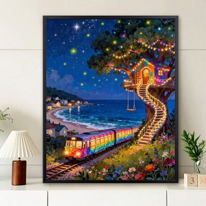 Vibrant Scenic Sunset Wall Art Bowlift