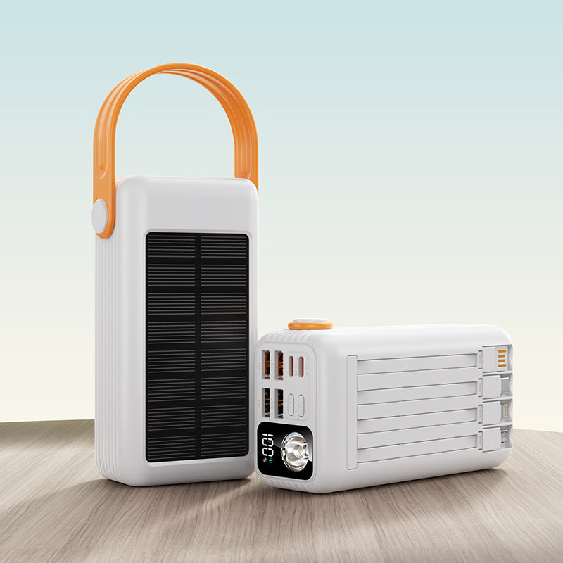 Solar Power Bank with Multiple USB Ports Bowlift