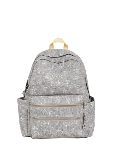 Star-Embellished Casual Backpack