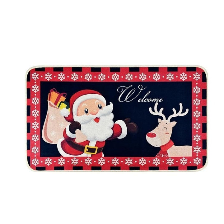 Seasonal Welcome Doormat Bowlift