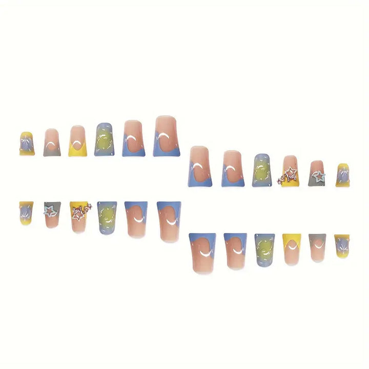 Creative Press-On Nail Art Set Bowlift