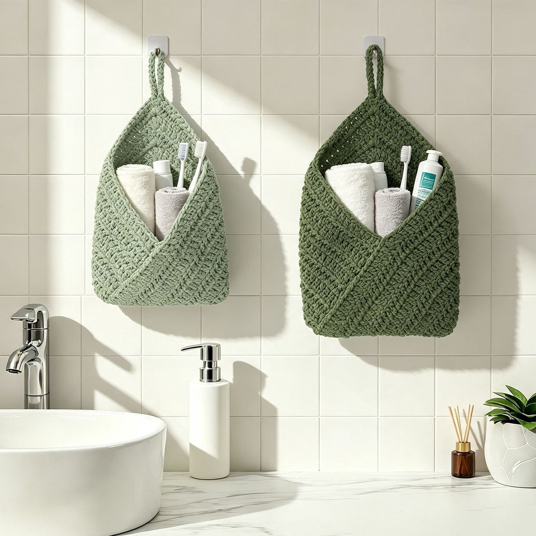 Hand-knotted storage bag Bowlift