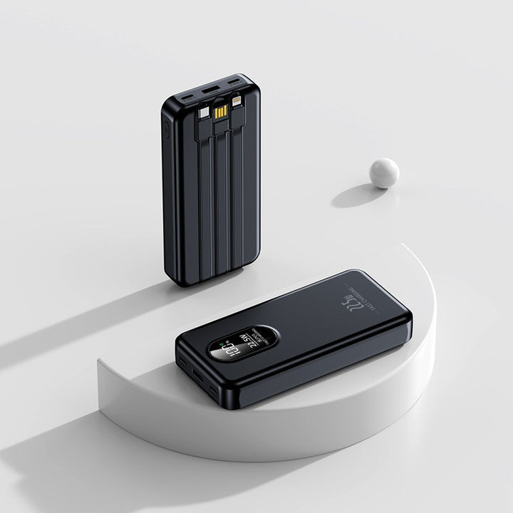 Powerbank with innovative charging display and compact design Bowlift
