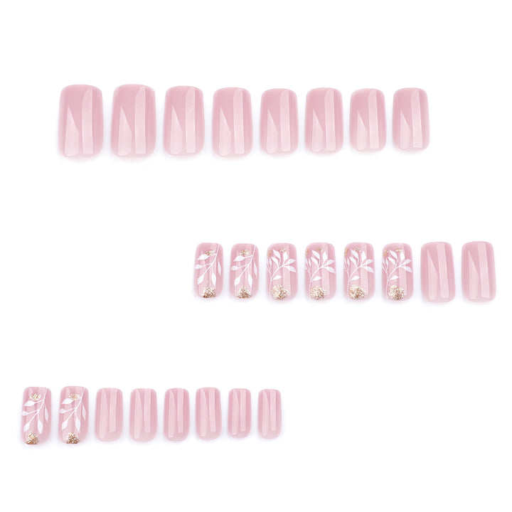 Artful nail art with elegant floral design Bowlift