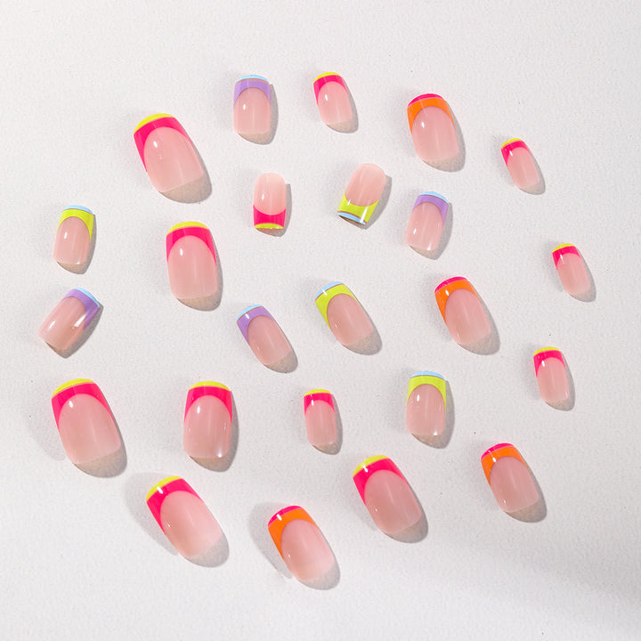 Artistic Gradient Nail Art Extensions Bowlift
