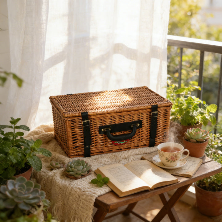 Women's stylish laundry basket with removable fabric lining Bowlift