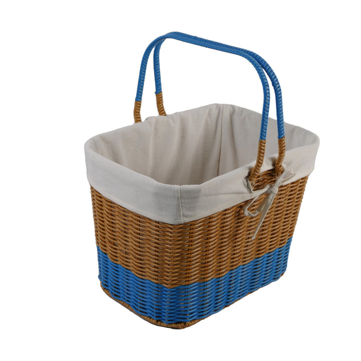 Ladies braided shopping basket with removable inner lining Bowlift