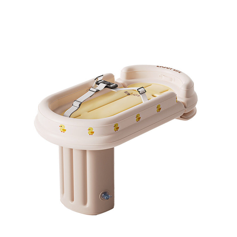 Women's Inflatable Bathtub with Safety Straps Bowlift