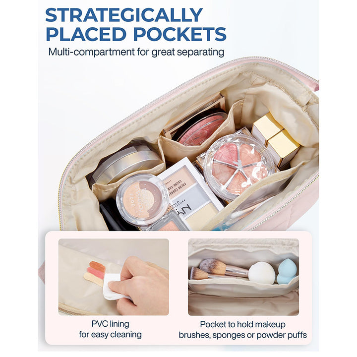 Cosmetic organizer with padded design Bowlift