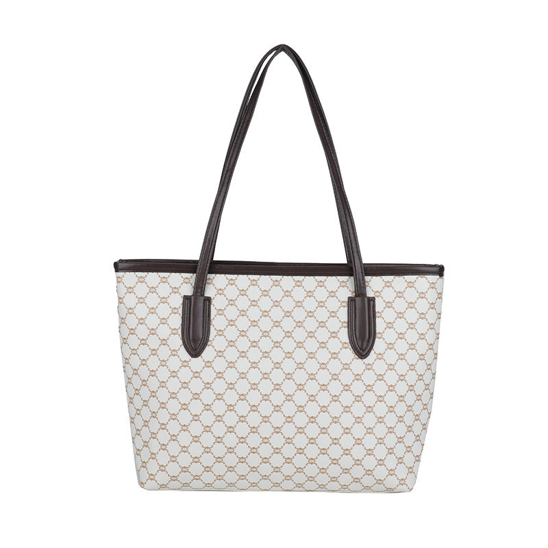 Elegant Geometric Pattern Tote Bag Bowlift