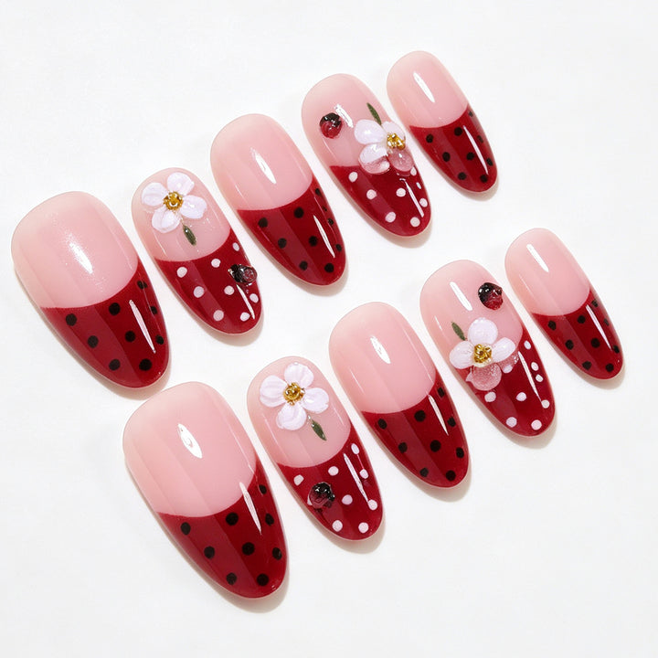 Elegant Floral Nail Art Design Bowlift